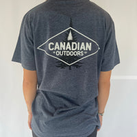 Kawartha Canada Pine Tree V Neck Tshirt