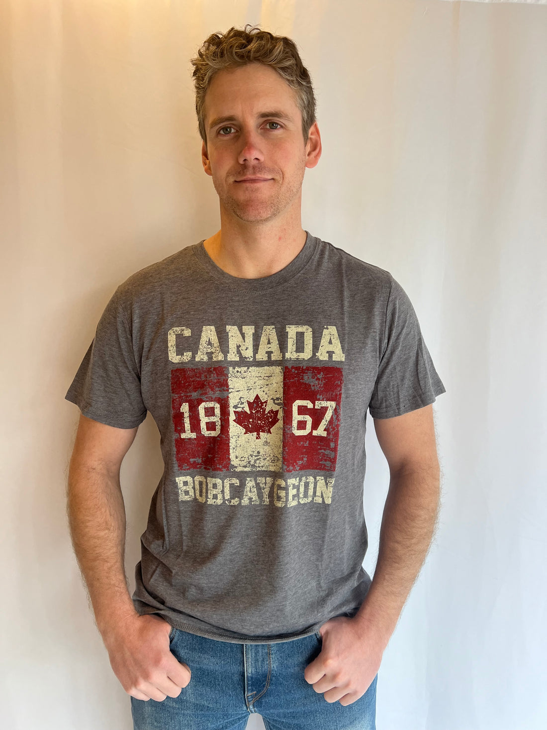 Bobcaygeon Vintage Canada Flag T-Shirt