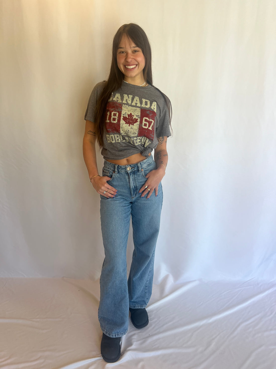 Bobcaygeon Vintage Canada Flag T-Shirt