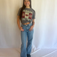 Bobcaygeon Vintage Canada Flag T-Shirt