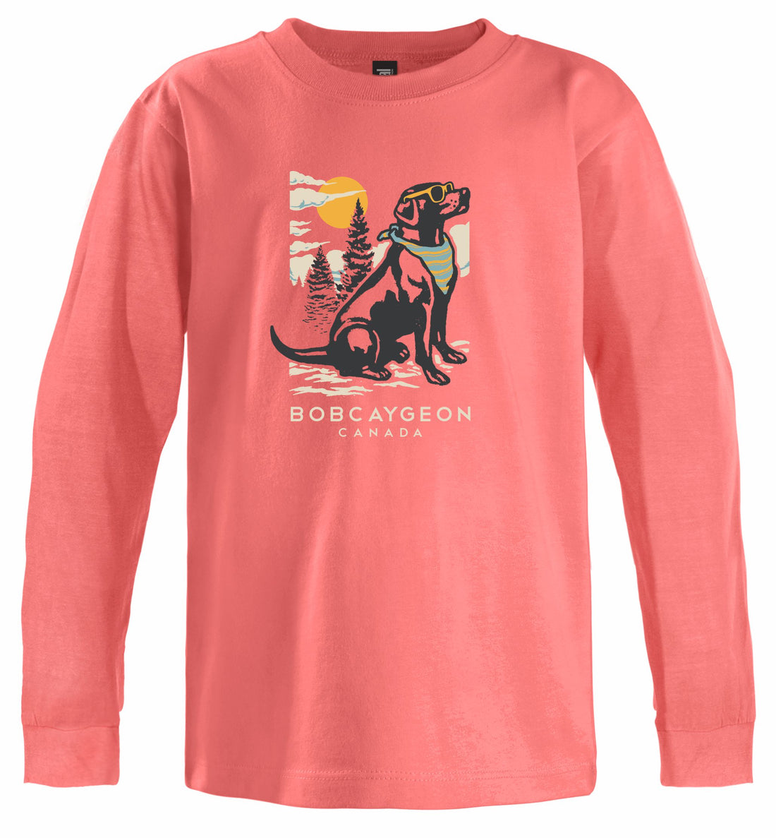 Bobcaygeon Canada Trail Hound Youth LS T-Shirt